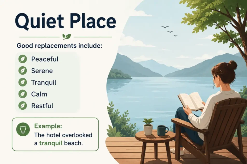 Best Synonyms for Quiet in Different Situations