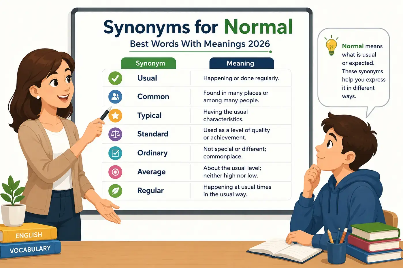 Synonyms for Normal Best Words With Meanings 2026