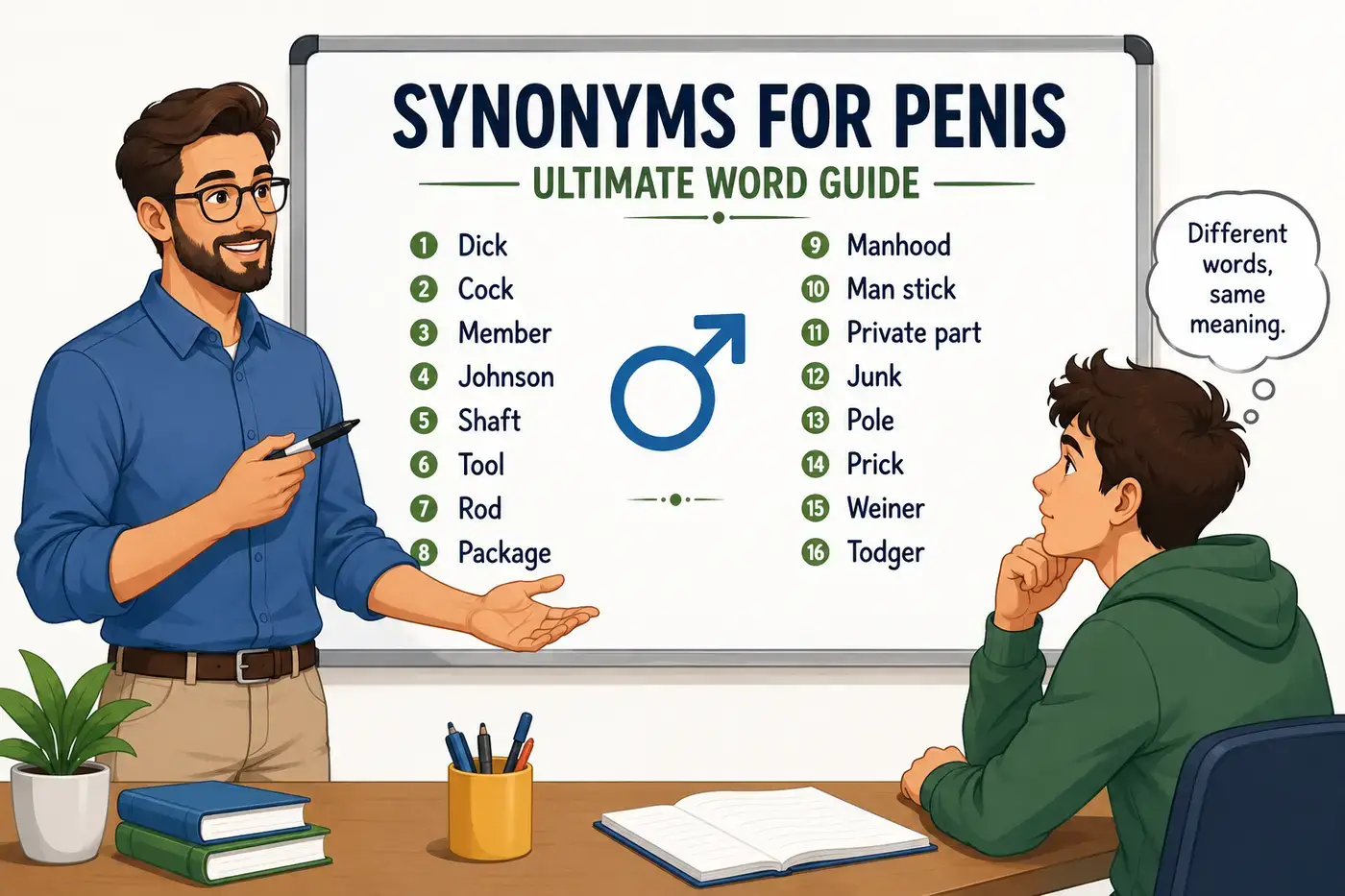 synonyms for penis Ultimate Word Guide