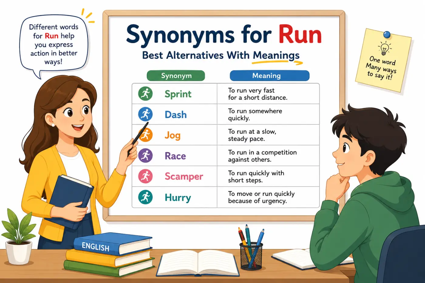 Synonyms for Run Best Alternatives With Meanings