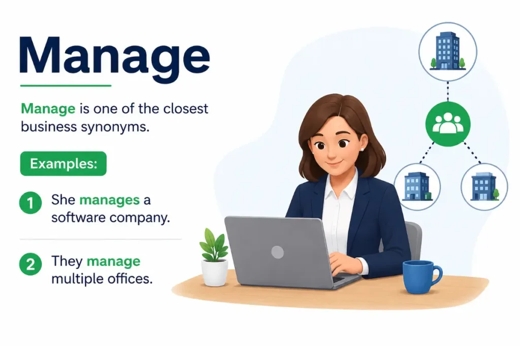 Synonyms for Run in Business and Management