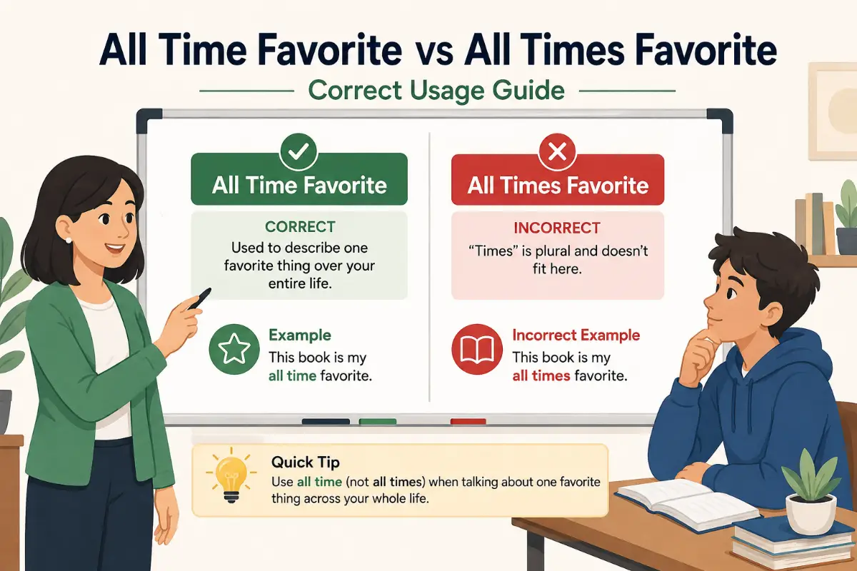 All Time Favorite vs All Times Favorite: Correct Usage Guide