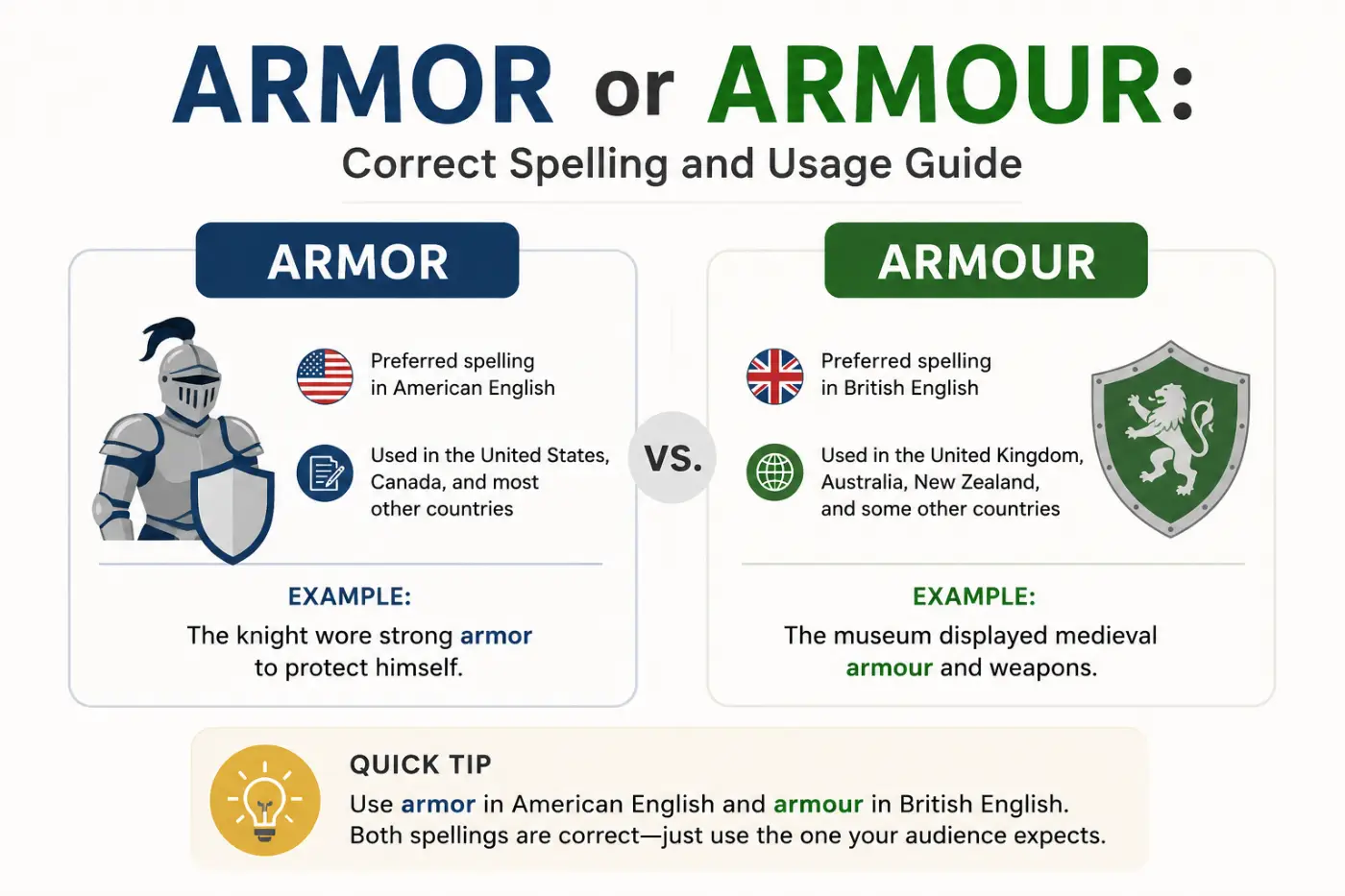 armor or armour