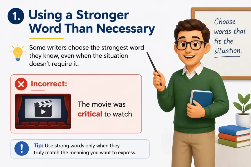 Common Mistakes When Using Synonyms of Important