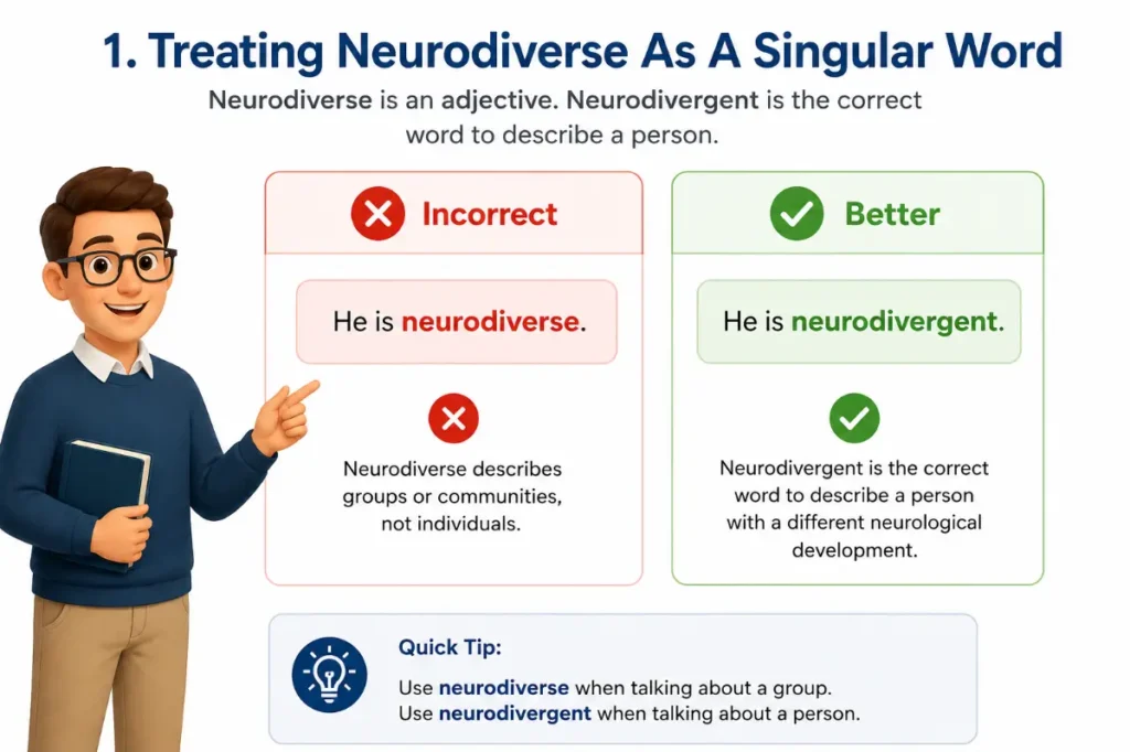 Common Mistakes When Using Synonyms Of Neurodivergent