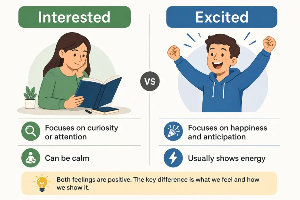 Interested vs Excited What’s The Difference?
