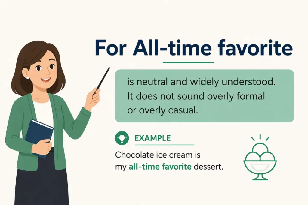 Is All-Time Favorite Formal