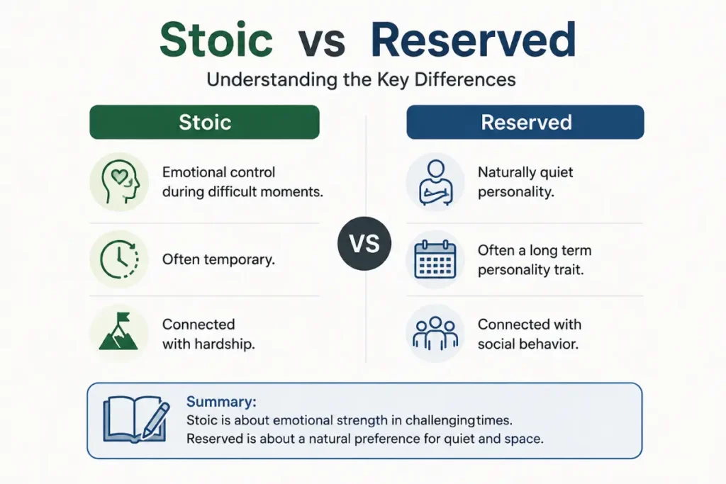 Stoic vs Reserved
