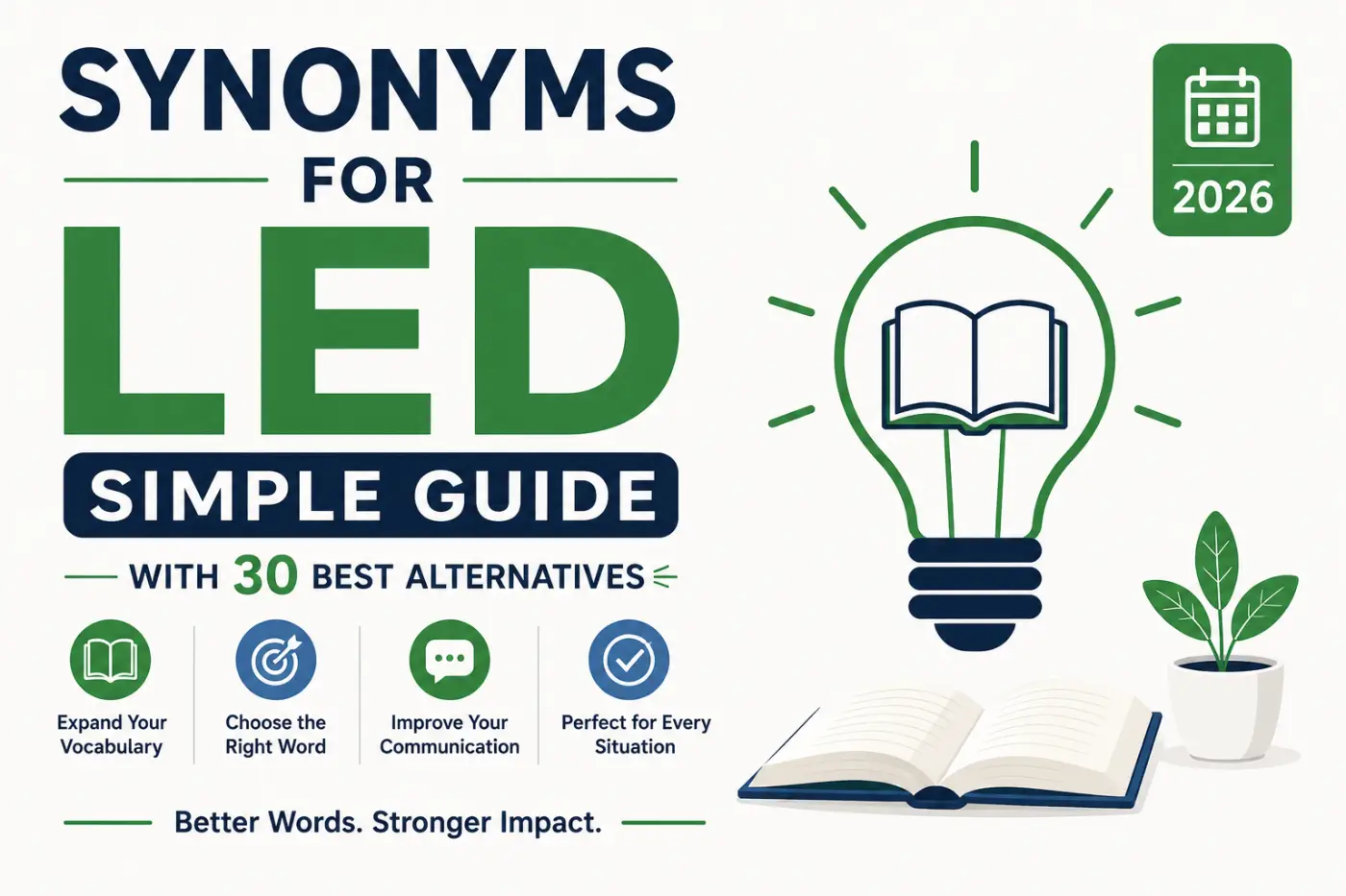 Synonyms for Led Simple Guide With 30 Best Alternatives 2026