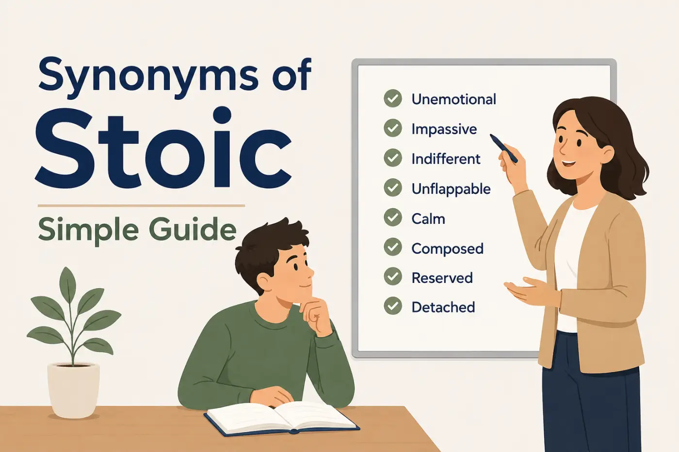 Synonyms of Stoic Simple Guide