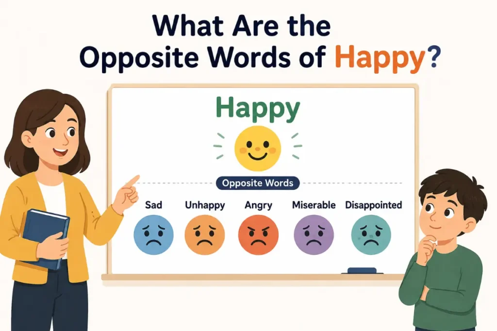 What Are the Opposite Words of Happy?