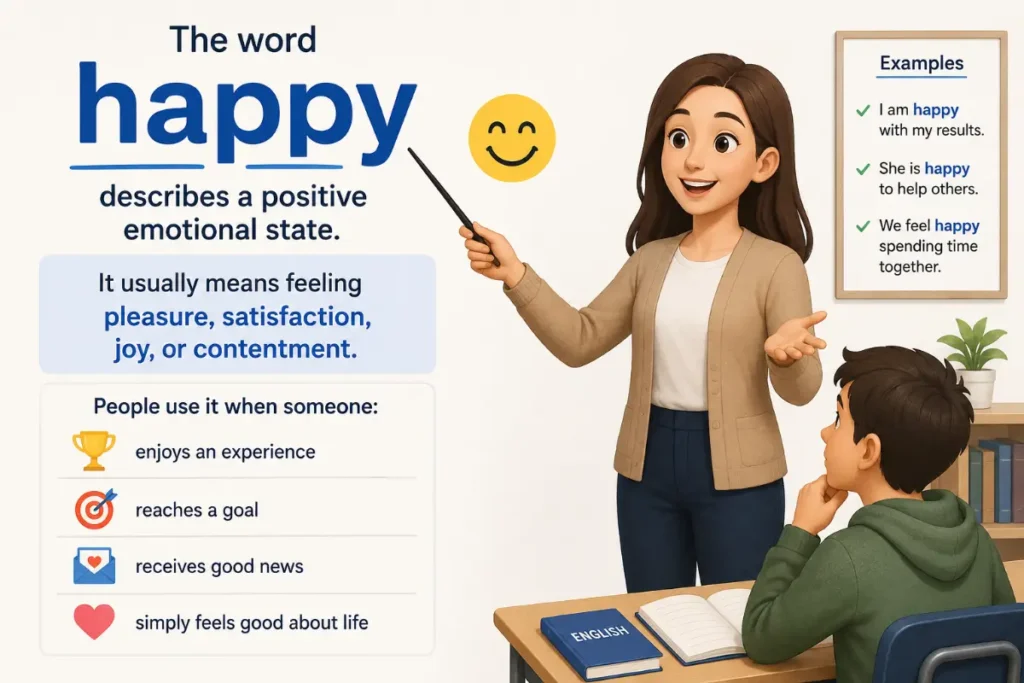 What Does Happy Mean?