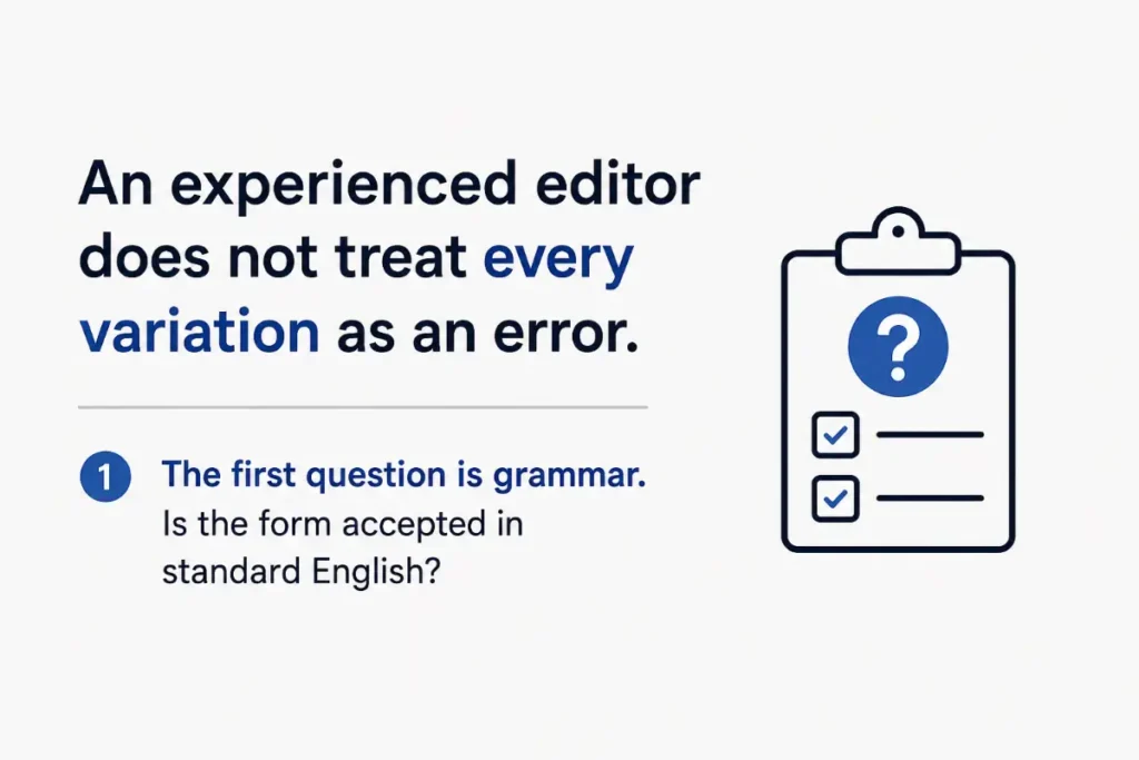 What Professional Editors Look For