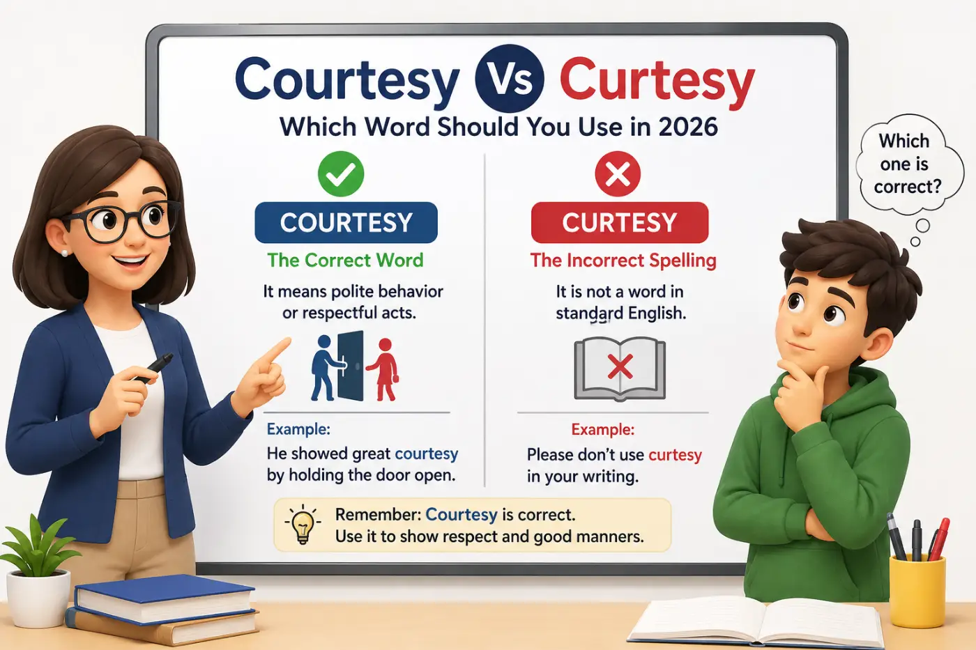Courtesy Vs Curtesy Which Word Should You Use in 2026