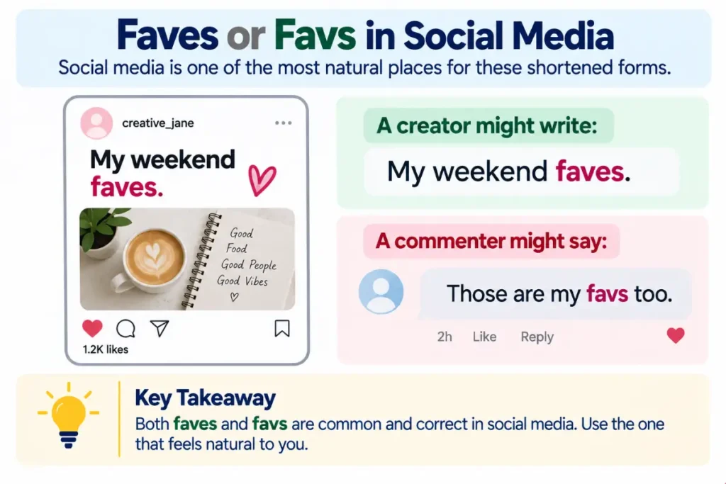Faves or Favs in Social Media