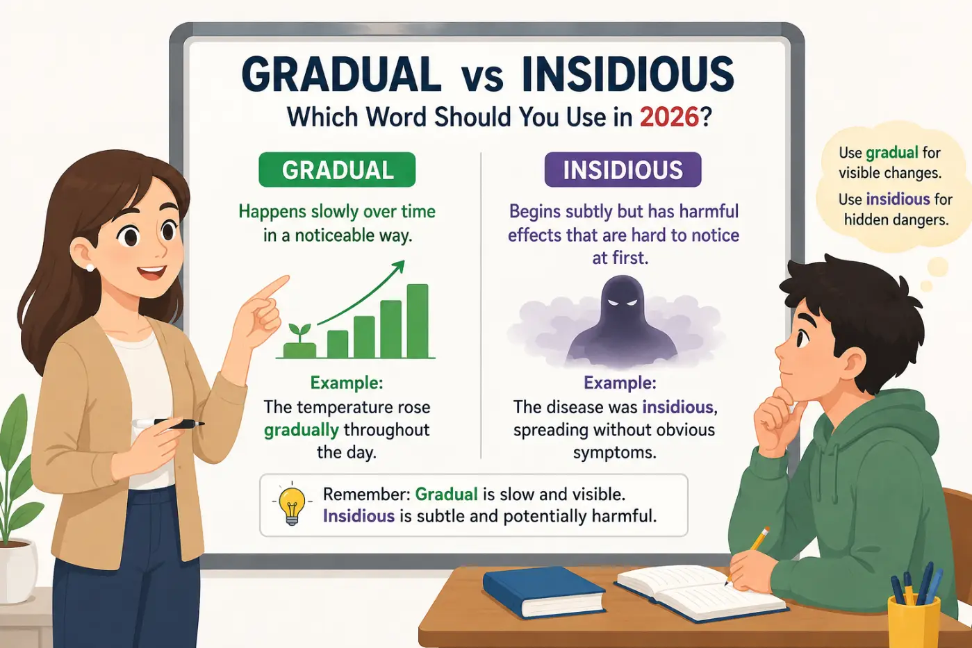Gradual Vs Insidious Which Word Should You Use in 2026