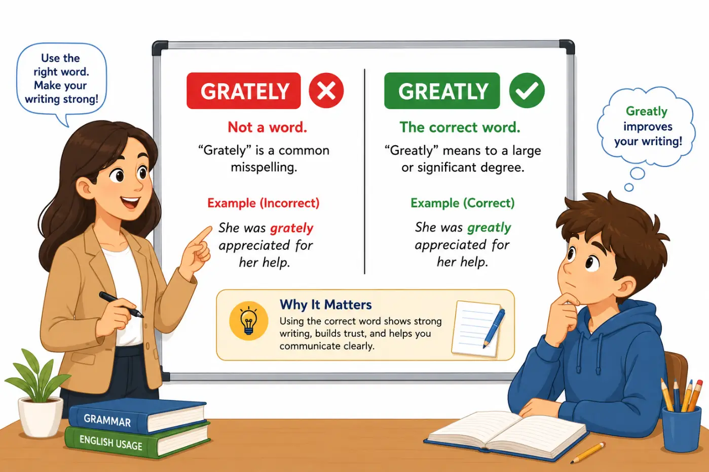 Grately vs Greatly Which Is Correct and Why It Matters in 2026