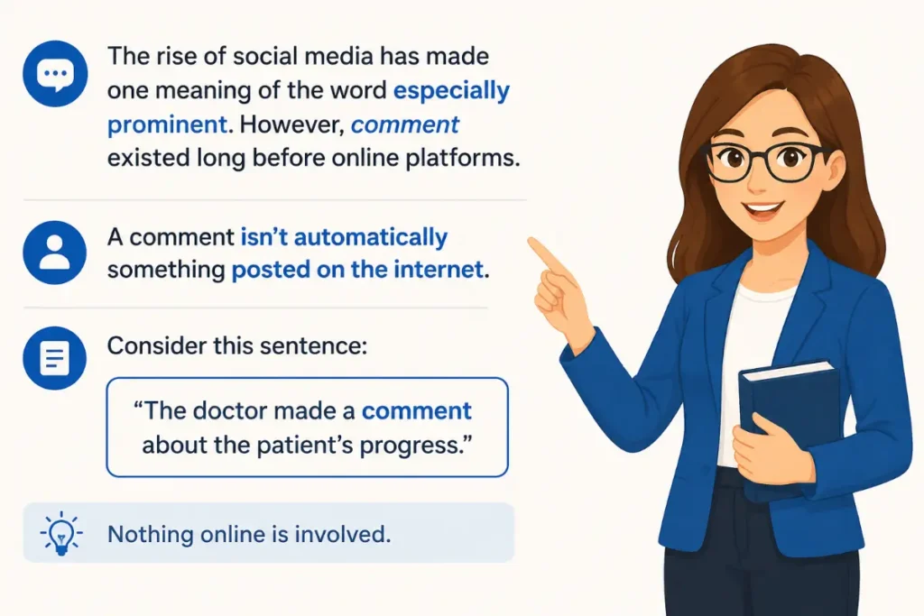 When To Avoid Confusing It With Online Comments
