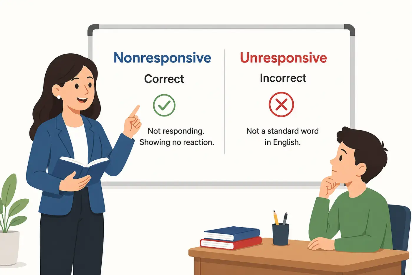 Nonresponsive vs Unresponsive Which Is Correct in 2026?